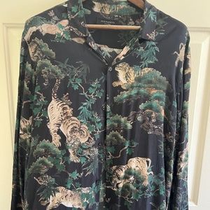 All Saints Long Sleeve Casual Shirt